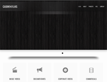 Tablet Screenshot of cabin14films.com